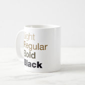 Designer-Kaffee-Tasse Kaffeetasse (Vorderseite Links)