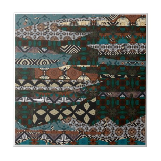 Designer-Keramik Fliese (Vorderseite)