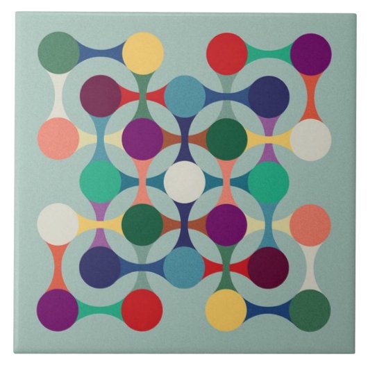 Designer Keramik Tiles - Leben mit Ihrer Vision Fliese (Vorderseite)