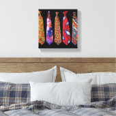 Designer-Krawatte-Auflistung auf Leinwand (Insitu (Schlafzimmer))