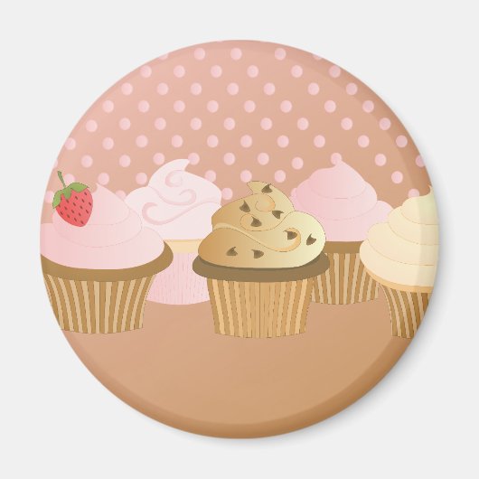 Designer-Kuchen Magnet (Vorne)