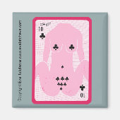 Designer-Kühlschrankmagnet "Zehn Stück" Magnet (Vorne)