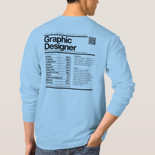 Designer-Label T-Shirt (Rückseite)