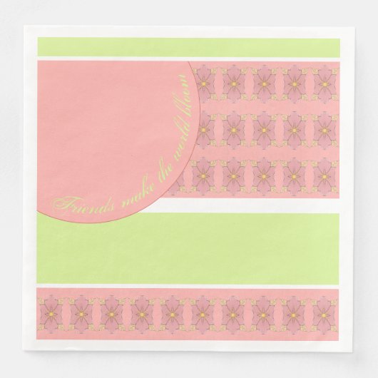 Designer Large Paper Dinner Napkins Serviette (Vorderseite)