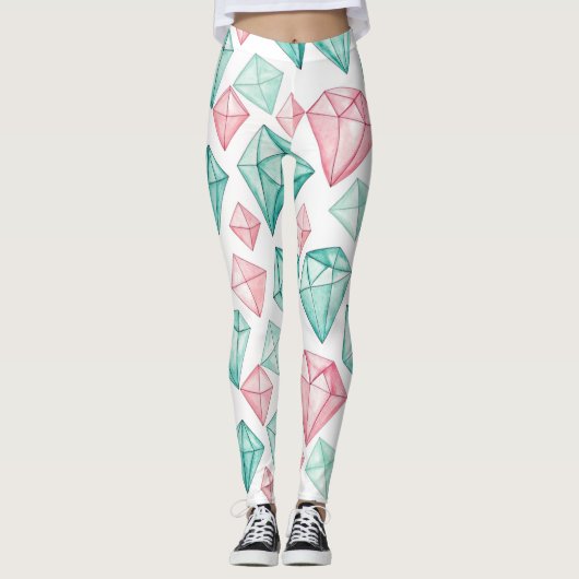 Designer-Leggings mit ausgefallenem Muster Leggin Leggings (Vorderseite)