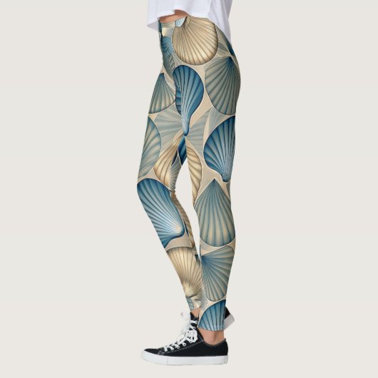 Designer-Leggings mit ausgefallenem Muster  Leggings (Links)