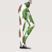 Designer-Leggings mit ausgefallenem Muster Leggings (Rechts)
