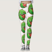 Designer-Leggings mit ausgefallenem Muster Leggings (Vorderseite)