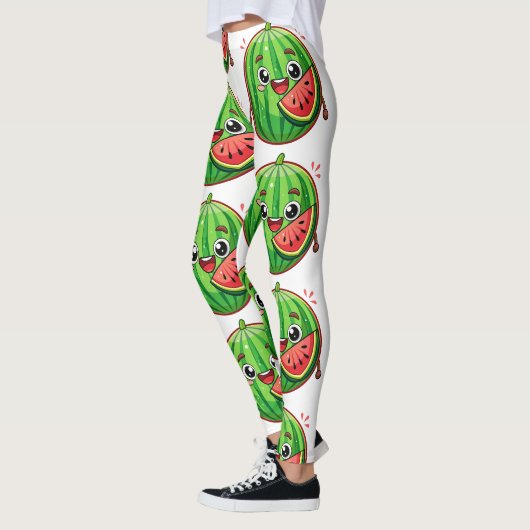 Designer-Leggings mit ausgefallenem Muster Leggings (Links)