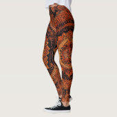 Designer-Leggings mit Tattoo-Inspiriert Mustern Leggings (Links)