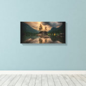 Designer-Leinwand Leinwanddruck (Insitu (Holzboden))