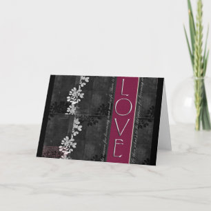 Designer-Liebe Feiertagskarte