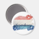 Designer Luxemburg Magnet (Vorderseite/Rückseite)