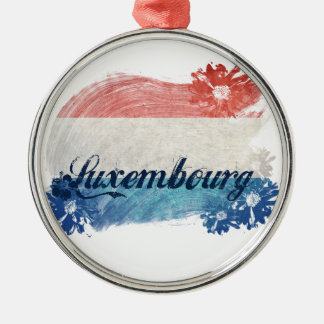Designer Luxemburg Silbernes Ornament
