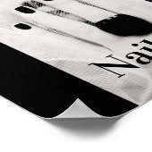 Designer-Mode-Fingernagel-Kunst Poster (Ecke)
