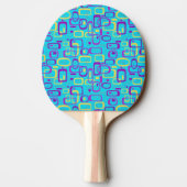 Designer Monogram Pong Paddle Tischtennis Schläger (Rückseite)