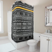 Designer Mudcloth Duschvorhang (Beispiel)