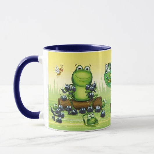Designer Mug with frog characters design Tasse (Links)