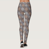 Designer Multi- Beige Diamond Leggings (Rückseite)
