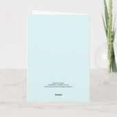 Designer Oaster Grußkarte Feiertagskarte (Rückseite)