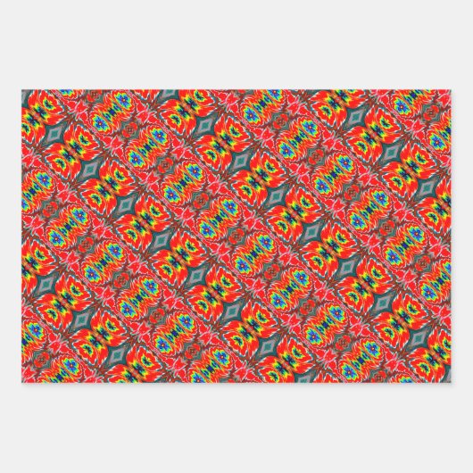 Designer-Packpapier Geschenkpapier Set (Vorderseite 3)