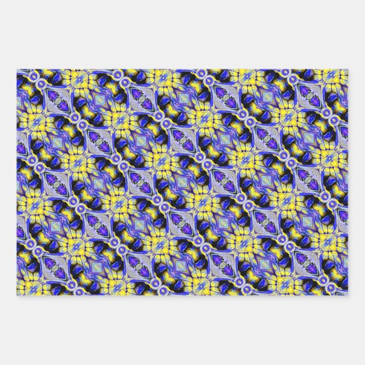 Designer-Packpapier Geschenkpapier Set (Vorderseite 2)