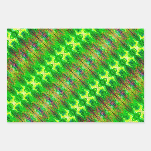 Designer-Packpapier Geschenkpapier Set (Vorderseite)