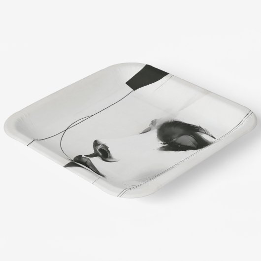 Designer Paper Plates Pappteller (Gewinkelt)