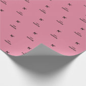 Designer Parfüm Label Wrapping Paper Geschenkpapier (Ecke)