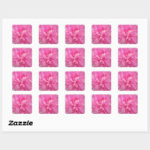 DESIGNER PINK FLORAL UMSCHLAG AUFKLEBER UND STICKE (Blatt)