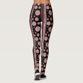 Designer Pink Print Yoga Pants Leggings (Rückseite)