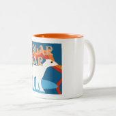 Designer-polarer Bärn-Kaffee-Tasse Zweifarbige Tasse (VorderseiteRechts)