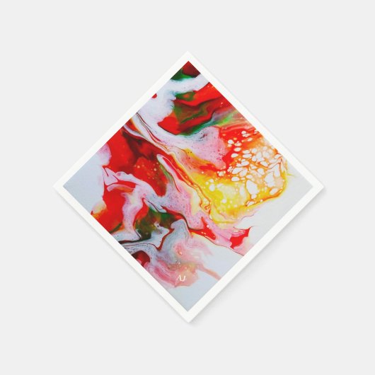 Designer Print Napkin Serviette (Ecke)