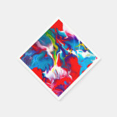 Designer Print Napkin Serviette (Ecke)