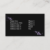 Designer-Profil oder Vorlage für Visitenkarten Visitenkarte (Rückseite)