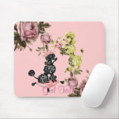 Designer Pudel-Mauspad Mousepad (Mit Mouse)