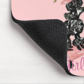 Designer-Pudel-Mausunterlage Mousepad (Ecke)