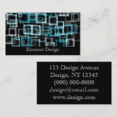 Designer-Quadrate Visitenkarte (Vorne/Hinten)