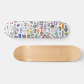 Designer Robot Robotics Skateboard Skate Deck FLEX (Horizontal)