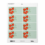 Designer-Rückgabe- oder -versandschild (Vorne)