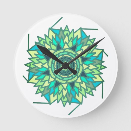 Designer Runde Wanduhr (Vorderseite)