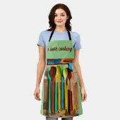 Designer-Schürze für kulinarischen Stil Schürze (Getragen)