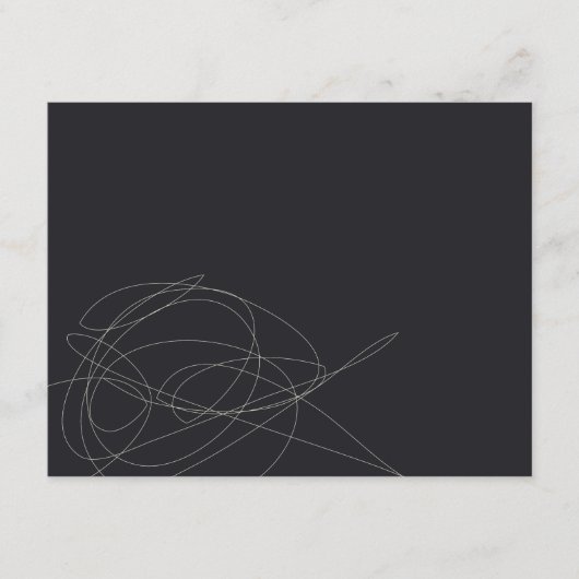 DESIGNER SCRIBBLE Nr. 2 Persönliche Schreibmaschin Mitteilungskarte (Vorderseite)