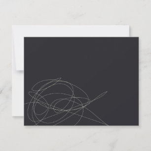 DESIGNER SCRIBBLE Nr. 2 Persönliche Schreibmaschin Mitteilungskarte
