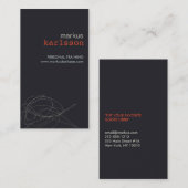 DESIGNER SCRIBBLE Nr. 2 Visitenkarte (Vorne/Hinten)