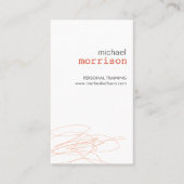 DESIGNER SCRIBBLE Nr. 3 Visitenkarte (Vorderseite)