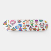 Designer Skateboard Deck Clowncore Weirdcore (Horizontal)