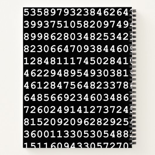 Designer Spiral Notizblock (Rückseite)