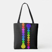 Designer STOLZ LGBT Diversity-Regenbogen-Taschen Tasche (Rückseite)