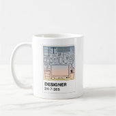 Designer Swatch Coffee Tasse (Links)
